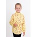 Рубашка для девочки "Леся" штапель (цвет желтый)