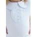 Блузка детская "97-00" кулирка (цвет белый)