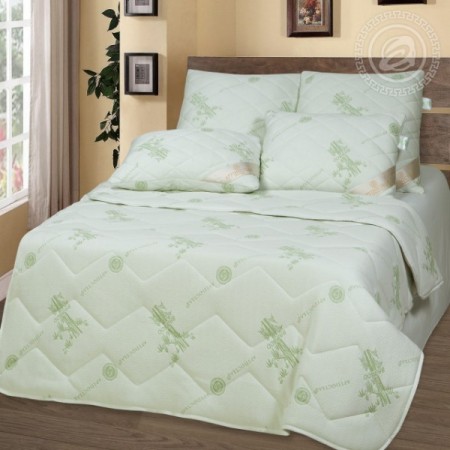 Одеяло "Бамбук Антистресс" трикотажное полотно (цвет зеленый)