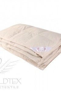 Одеяло пуховое "Premium Quality гусиный пух" хлопок (цвет розовый)