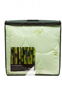 Одеяло "Бамбук-бамбуковый пласт" полиэстер (цвет зеленый)