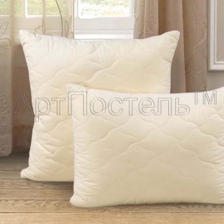 Подушка "Овечья шерсть Soft" микрофибра (цвет шампань)