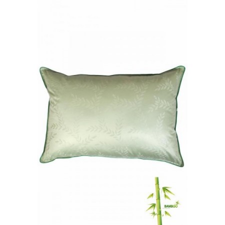 Подушка "Бамбук" сатин жаккард (цвет зеленый)