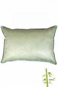 Подушка "Бамбук" сатин жаккард (цвет зеленый)