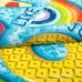 Полотенце пляжное "Релакс" вафельное полотно (цвет голубой)