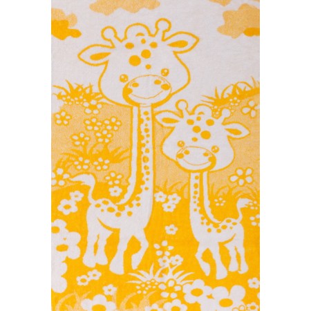 Полотенце "Giraffa" махровое  (цвет желтый)