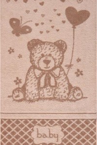 Полотенце "Teddy" махровое (цвет бежевый)