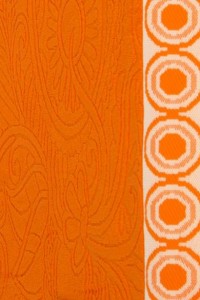Полотенце "Жасмин гладкокрашеное" махровое (цвет оранжевый)