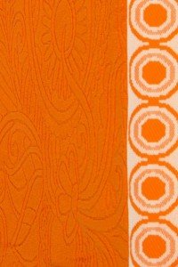 Полотенце "Жасмин гладкокрашеное" махровое (цвет оранжевый)