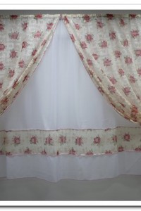 Комплект штор "Кармелита" ткани компаньоны (цвет розовый)